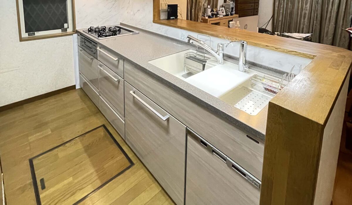 26年間使い込んだキッチンをリニューアル